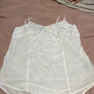 White tank top